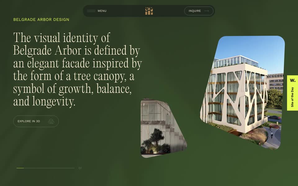Screenshot of Belgrade Arbor
