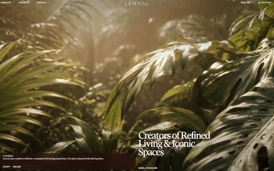 Lenval homepage